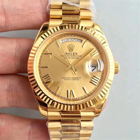 replica rolex day date authomatic full gold with diamond bezel|Rolex watch diamond bezel prices.